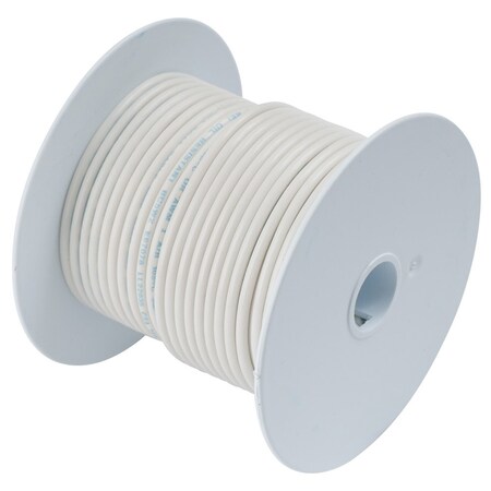 White 14 AWG Tinned Copper Wire - 18'